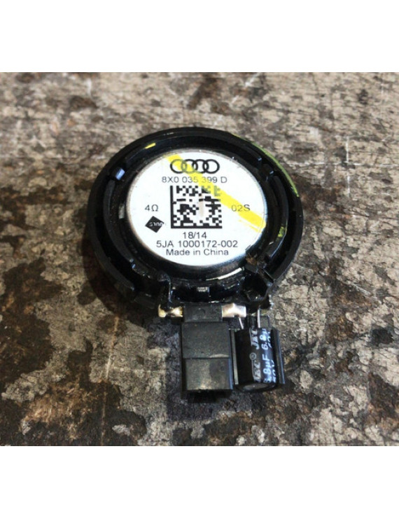 Tweeter Alto Falante Traseiro Esq. Audi Q3 2015 8x0035399d  Preto