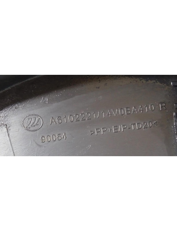 Moldura Interna Retrovisor Direto Lifan 530 2015 - 2018 Preto