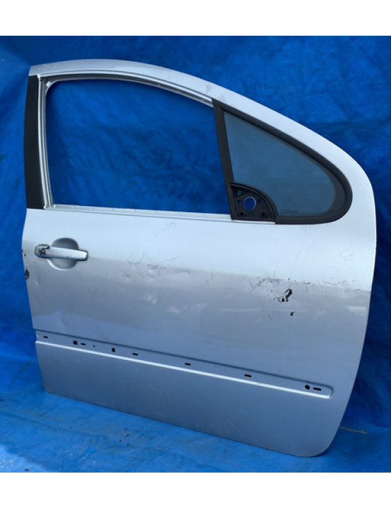 Porta Dianteira Direita Peugeot 307 2007 A 2013 Dianteira Direita Prateado