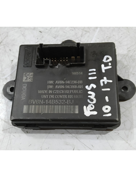 Módulo Porta Traseira Direita Focus 2016 / Bv6n14b532bj    Preto