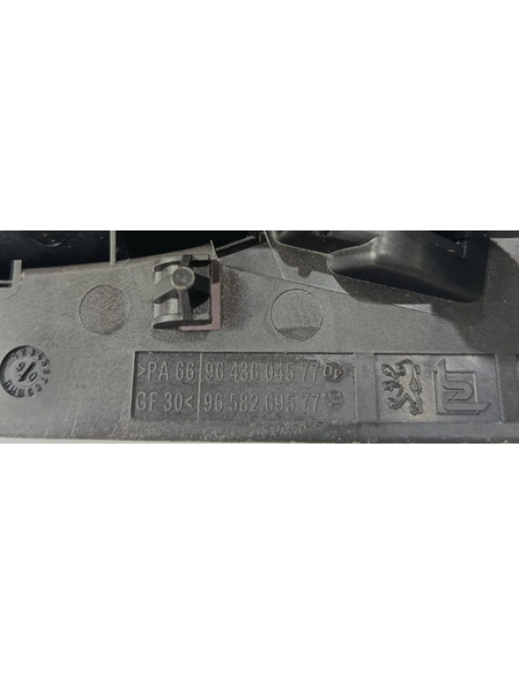 Maçaneta Interna Esquerda Peugeot 307 Sw 2005 - 2012 Preto Dianteira/traseira