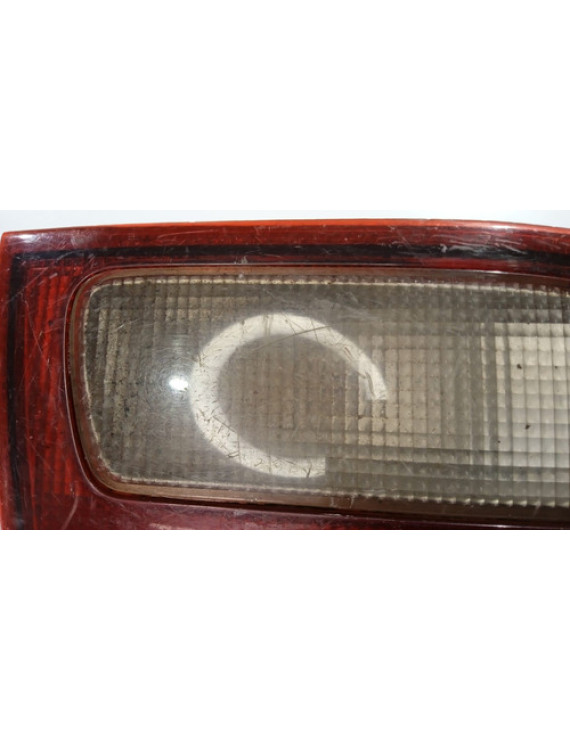 Lanterna Esquerda Tampa Honda Civic Hatch 1992 - 1995 Vermelho E Cristal