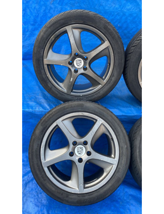 Jogo De Rodas Aro 20 Porsche Cayenne 2005 A 2010 Preto