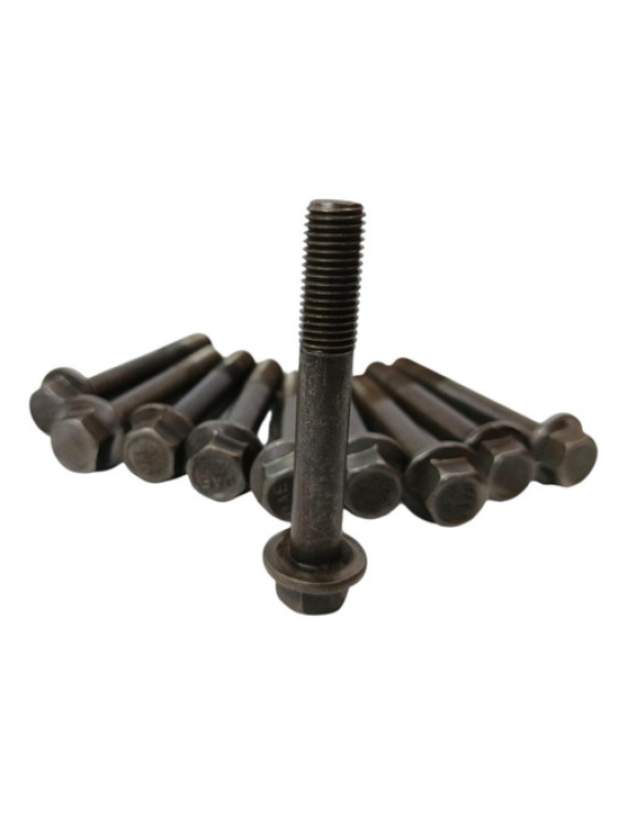 Kit Parafuso Mancal Virabrequim Chery Qq 1.1 2010 - 2014 Preto