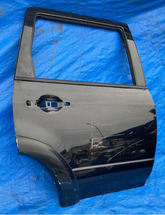 Porta Traseira Direita Mitsubishi Airtrek 2003 2008 Detalhe Traseira Direita Preto
