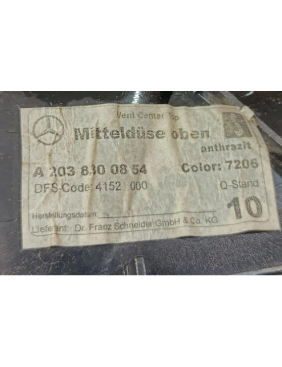 Grade Interna Ar Painel Mercedes C320 2001 - 2005