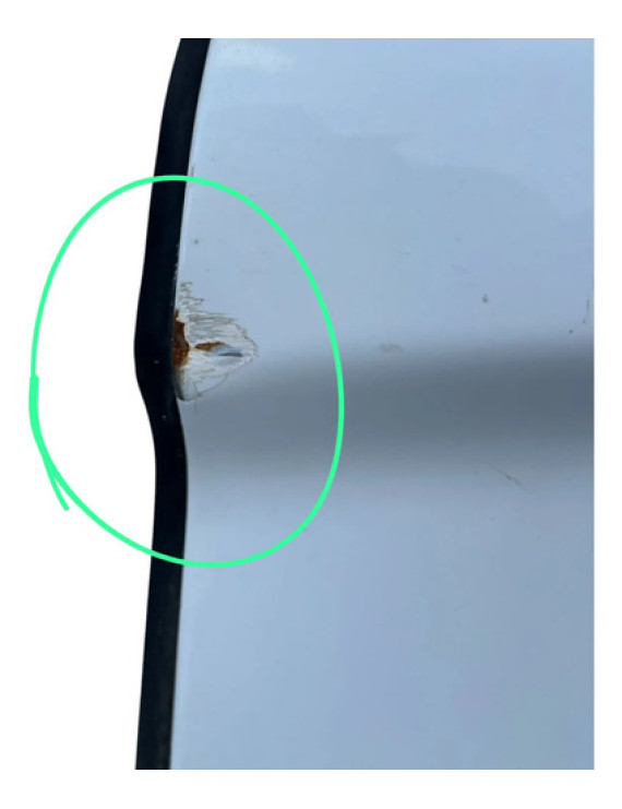 Porta Dianteira Esquerda Volvo Xc60 2012 A 2016 Dianteira Esquerdo Branco