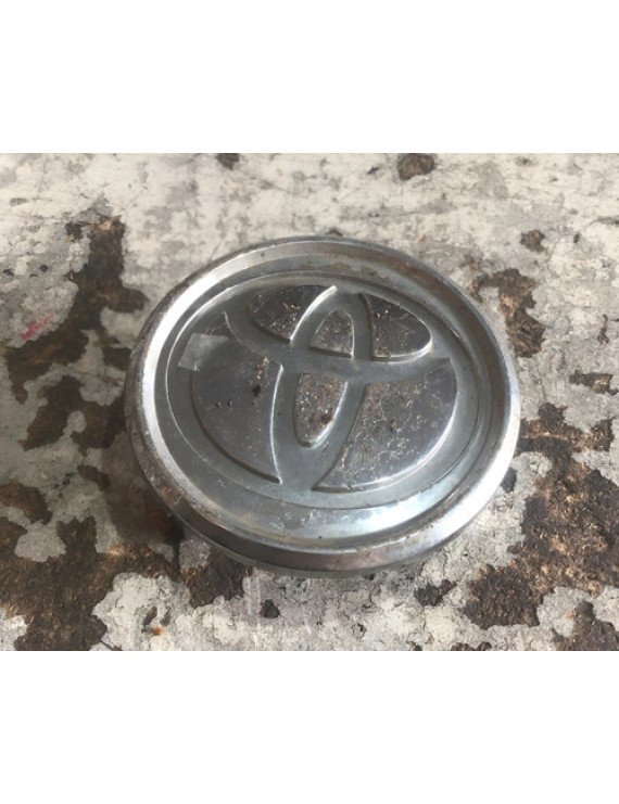 Calota Centro Roda Toyota Fielder 2006 Cinza