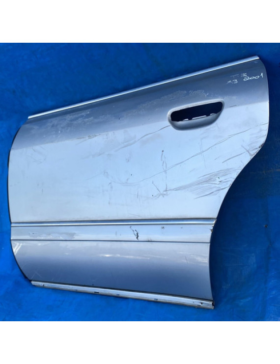 Porta Traseira Esquerda Audi A3 2001 A 2006 Traseira Esquerdo Prateado