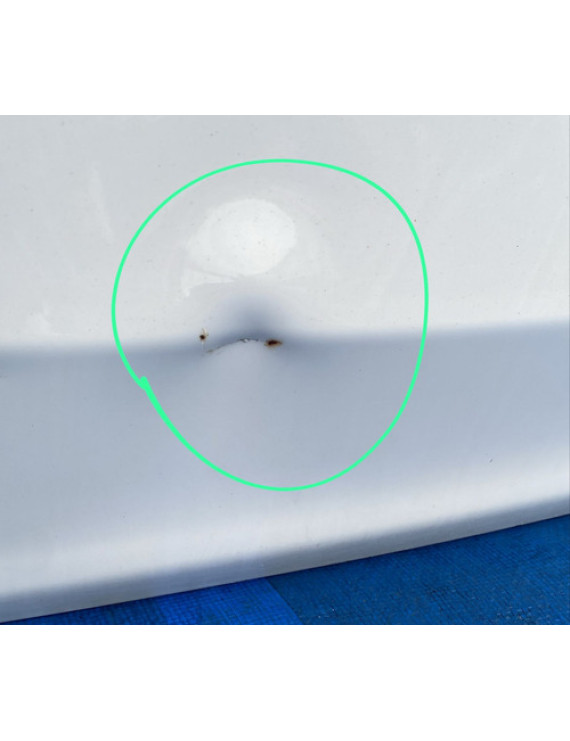 Tampa Traseira Lifan X60 2013 2014 2015 2016 Detalhe Branco