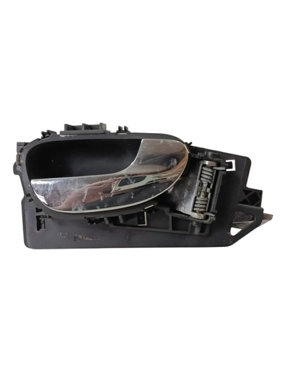 Maçaneta Interna Direita Peugeot 307 2009 - 2012 Preto Dianteira/traseira