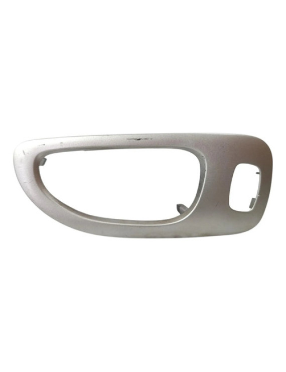 Moldura Maçaneta Traseira Esquerda Peugeot 307 2005 - 2011 Prateado Traseira