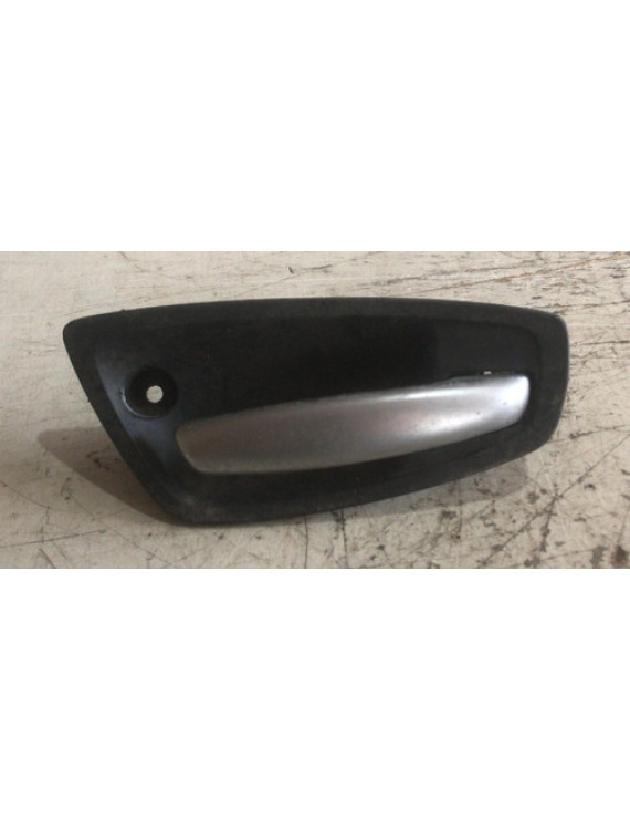 Maçaneta Interna Dianteira Direita Bmw 120 2006 - 2012 Prata Preto Dianteira