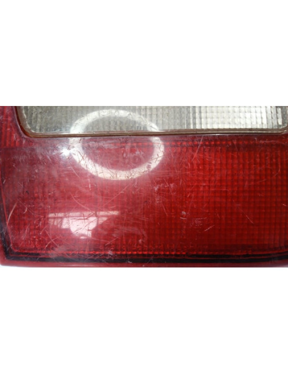 Lanterna Esquerda Tampa Honda Civic Hatch 1992 - 1995 Vermelho E Cristal