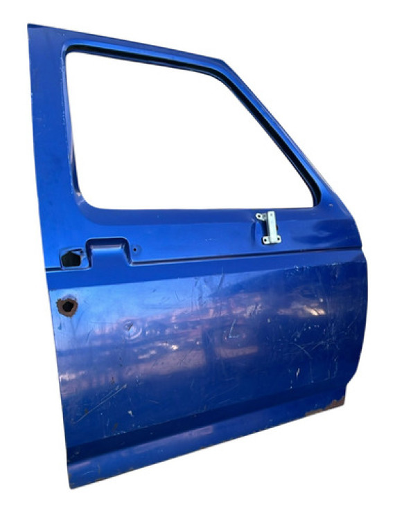Porta Dianteira Direita Ford F-1000 1993 A 1998 Detalhe Dianteira Direita Azul