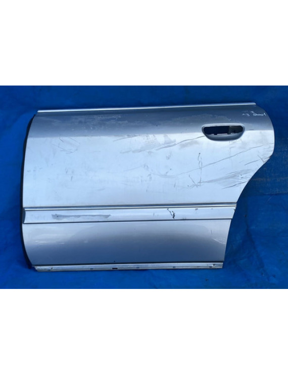 Porta Traseira Esquerda Audi A3 2001 A 2006 Traseira Esquerdo Prateado