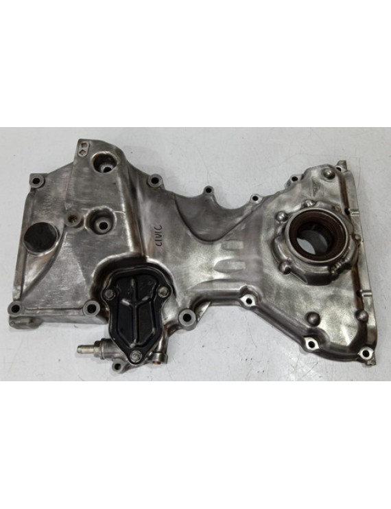 Tampa Lateral Motor Bomba Óleo Civic 1.8 2007 - 2011