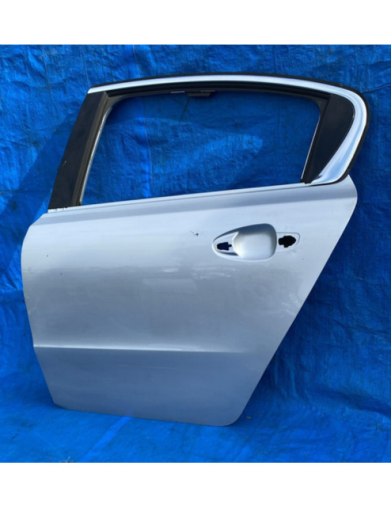 Porta Traseira Esquerda Peugeot 508 2012 2013 2014 2015 Traseira Esquerdo Prateado