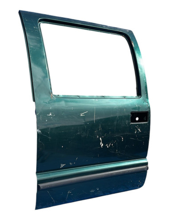 Porta Traseira Esquerda Gm S10 1996 A 2011 Detalhe Traseira Esquerdo Preto