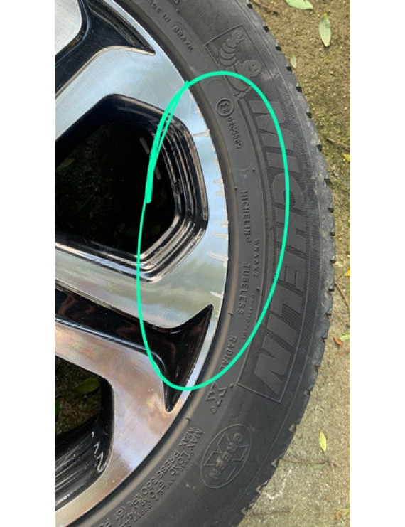 Jogo De Rodas Honda Hrv 2016 2017 2018 2019 2020 Cinza