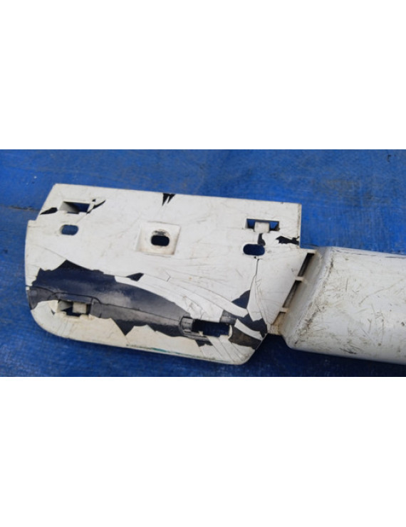 Moldura Grade Ld Esquerdo Peugeot 206 1999 - 2011 Branco Esquerdo