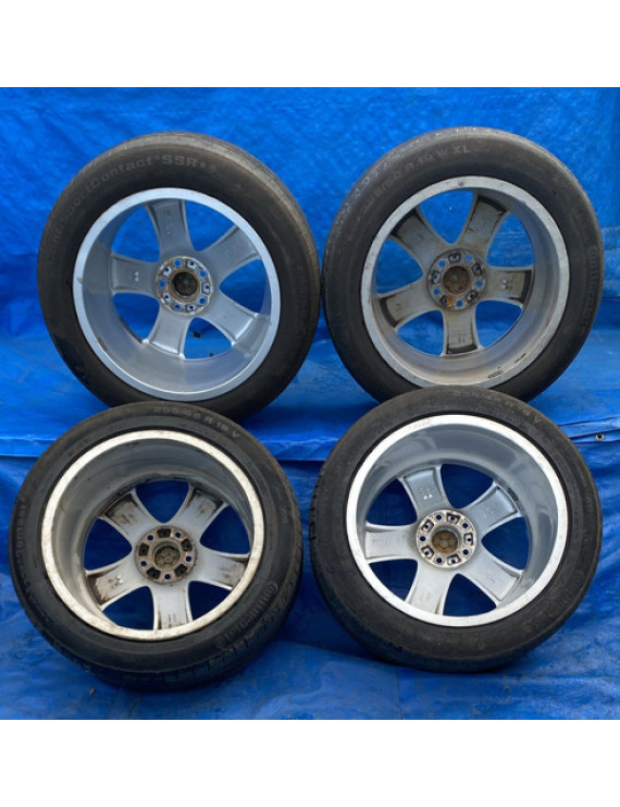 Jogo De Rodas Com Pneus Bmw X6 2012 Aro 19 Preto