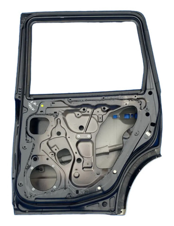 Porta Traseira Direita Mitsubishi Airtrek 2003 2008 Detalhe Traseira Direita Preto