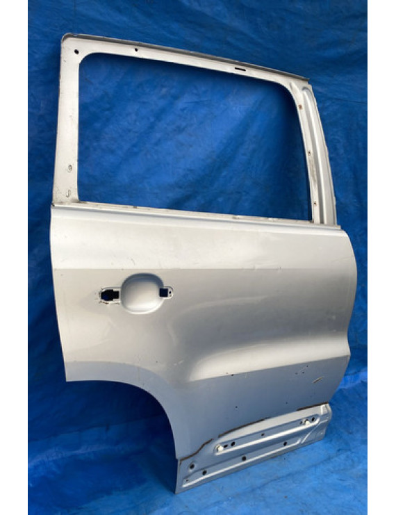 Porta Traseira Direita Tiguan 2009 2010 11 12 13 14 15 2016 Traseira Direita Prateado