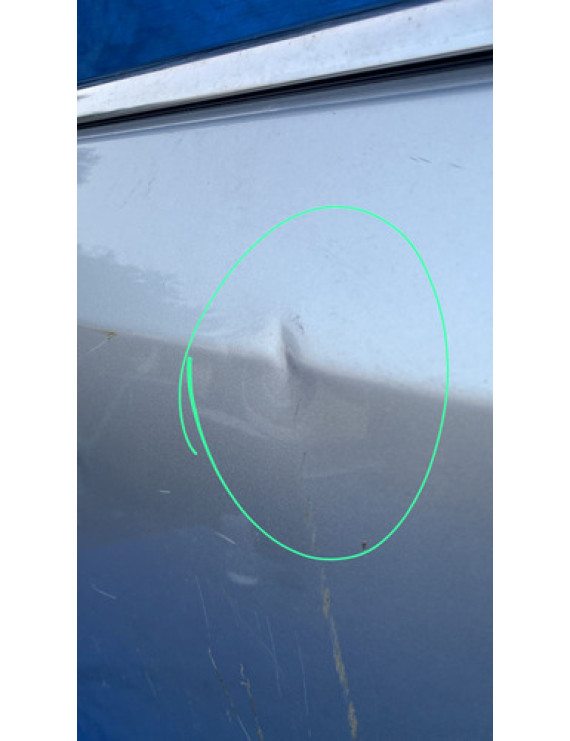 Porta Dianteira Direita Ford Edge 2008 A 2015 / Avaria Dianteira Direita Prateado