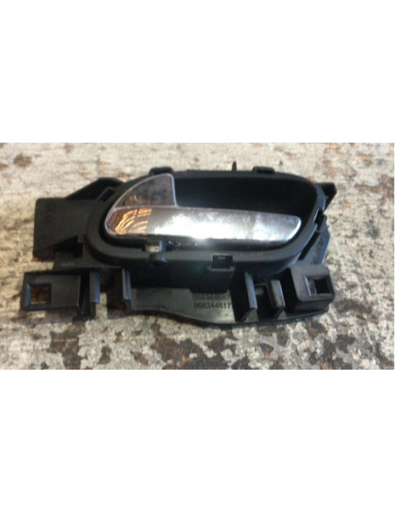 Maçaneta Interna Traseira Esquerda Peugeot 3008 2012 Traseira