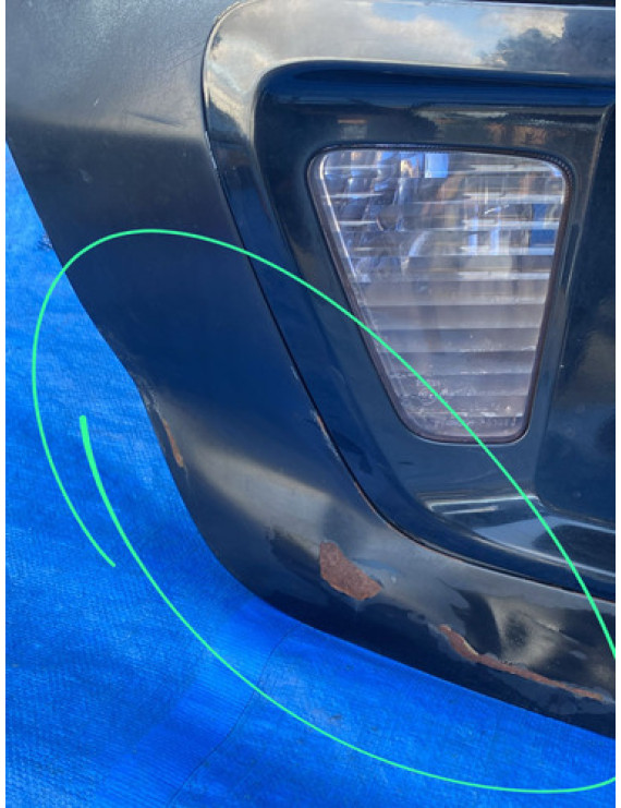 Tampa Traseira Honda Accord 2003 A 2007 / Detalhe Preto