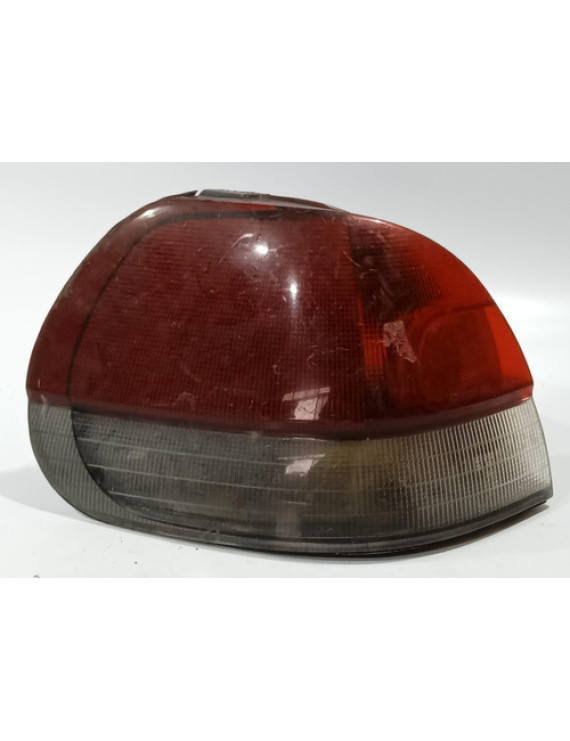 Lanterna Esquerda Subaru Outback 1995 - 1999    Esquerdo/motorista Vermelho E Cristal (parte Inferior Translúcida)