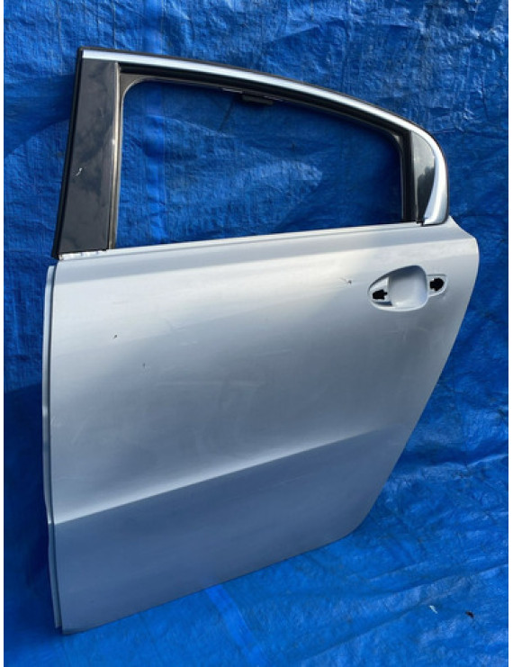 Porta Traseira Esquerda Peugeot 508 2012 2013 2014 2015 Traseira Esquerdo Prateado