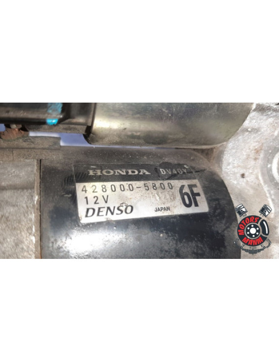 Motor De Arranque Partida Honda Fit City 1.5 2009 - 2013