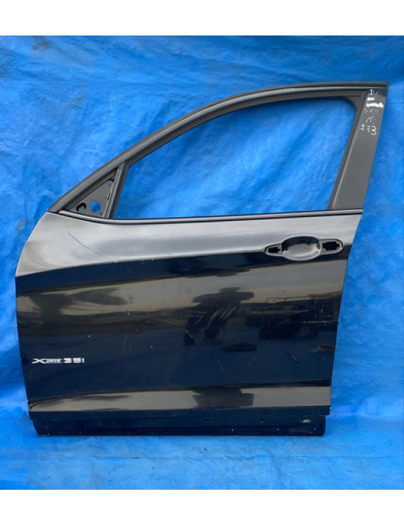 Porta Dianteira Esquerda Bmw X4 2016 2017 Dianteira Esquerdo Preto