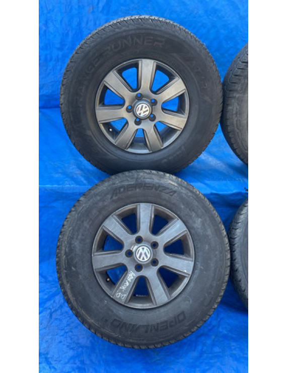 Jogo De Rodas Amarok Aro 16 2012 2013 2014 2014 Prateado