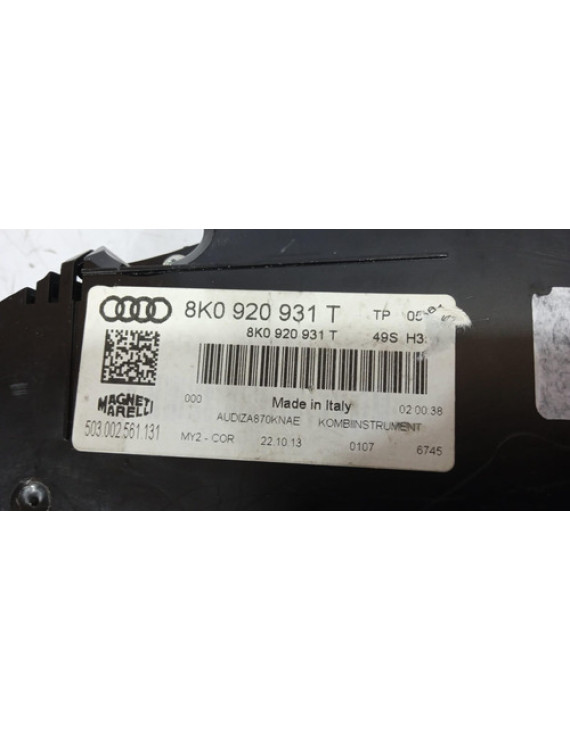 Painel De Instrumentos Audi A4 2013 2014 2015 Preto