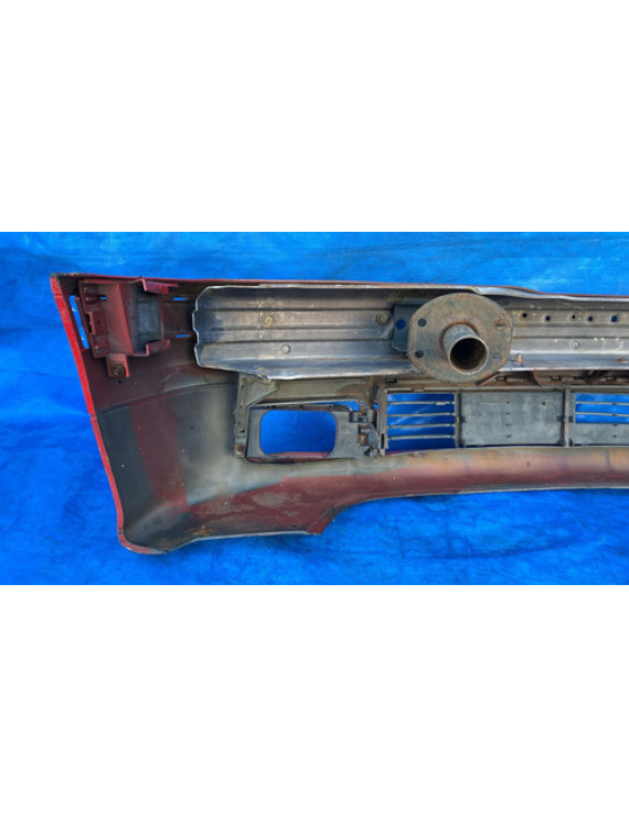 Parachoque Dianteiro Bmw E36 323 325 1992 A 1999 / Detalhe Vermelho