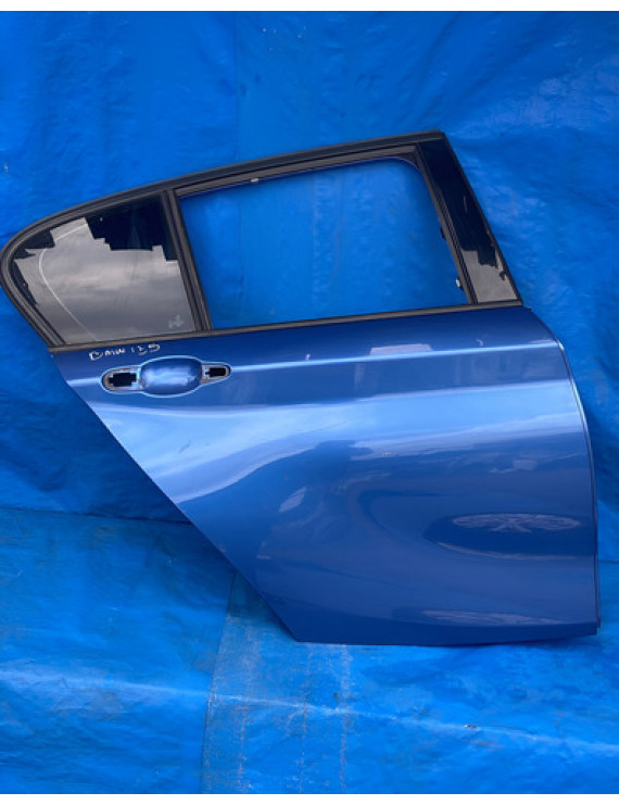 Porta Traseira Direita Bmw 135 M135 2015 2016 Traseira Direito Azul