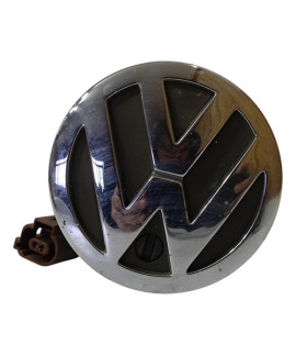Emblema Fechadura Tampa Traseira Polo Sedan 2003 - 2008 Preto Emblema Fechadura Tampa Traseira Polo Sedan 2003 - 2008 Preto