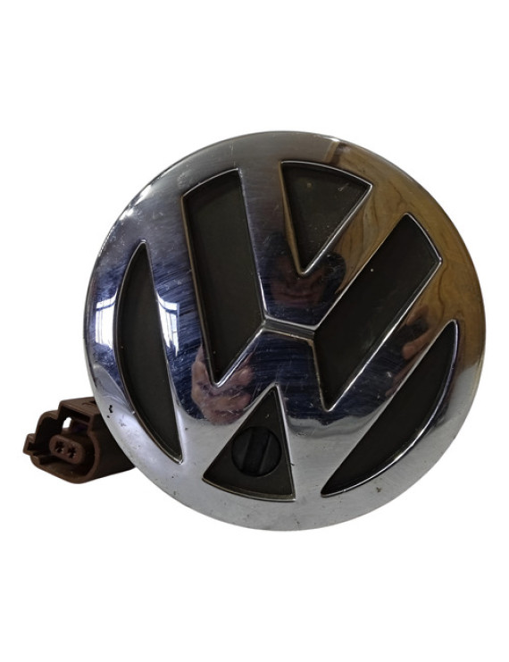 Emblema Fechadura Tampa Traseira Polo Sedan 2003 - 2008 Preto