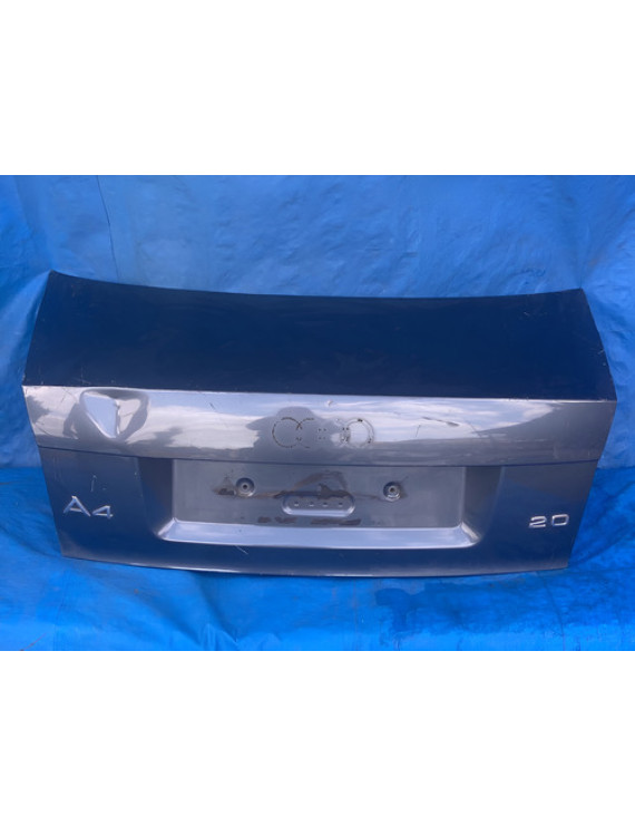 Tampa Traseira Audi A4 2002 2003 2004 Preto