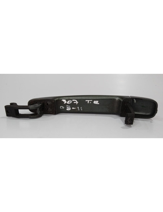 Maçaneta Externa Traseira Esquerda Peugeot 307 2003 - 2011 Preto Traseira
