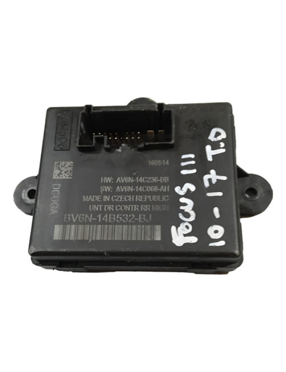 Módulo Porta Traseira Direita Focus 2016 / Bv6n14b532bj    Preto