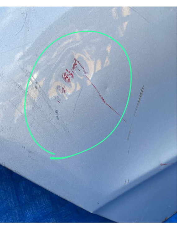 Porta Traseira Direita Ix35 2013 A 2017 / Detalhe Traseira Direita Prateado