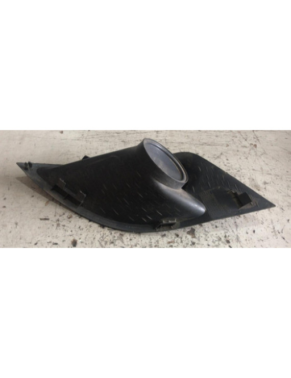 Grade Farol Milha Esquerdo Fiesta 2010 - 2013 Sem Furo Preto