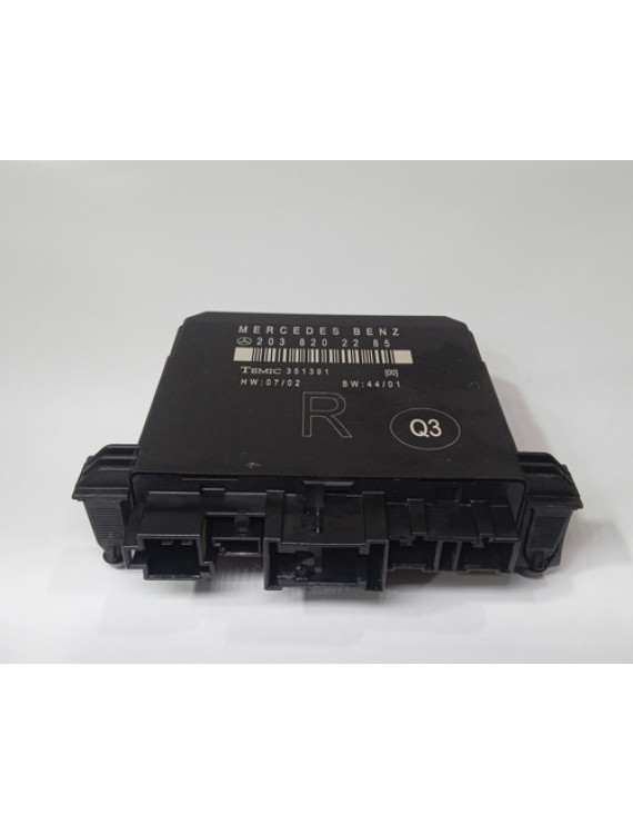 Módulo Porta Traseira Direita Mercedes C180 2004 2038202285