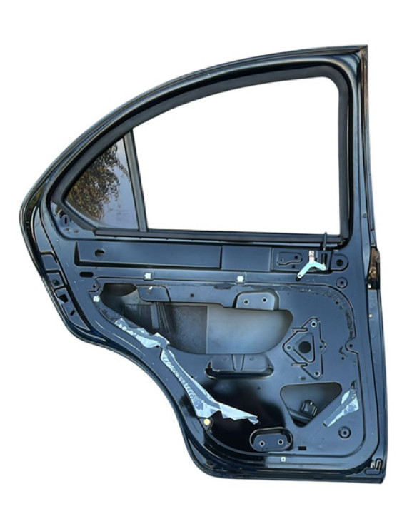 Porta Traseira Esquerda Jac J3 Hatch 2010 A 2013 Traseira Esquerdo Preto