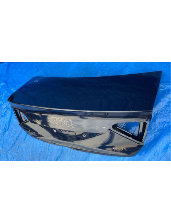 Tampa Traseira Audi A4 2011 A 2013 / Detalhe Preto