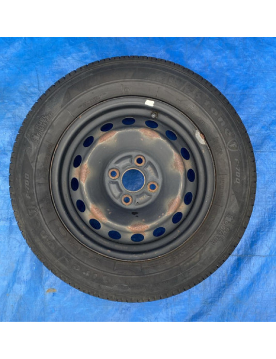 Roda Ferro Aro 14 Toyota Etios 2015 2016 2017 Preto